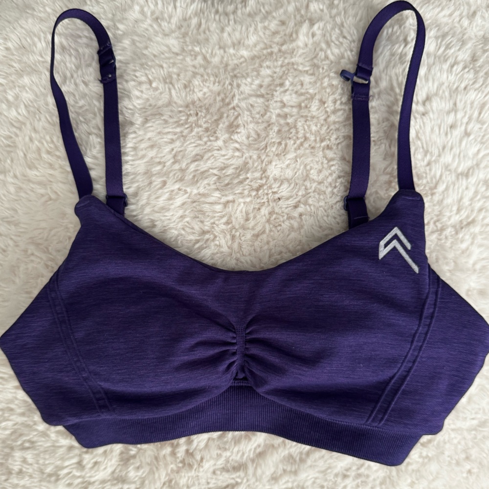 ONER ACTIVE EFFORTLESS MICRO BRALETTE IN AMETHYST SIZE XS